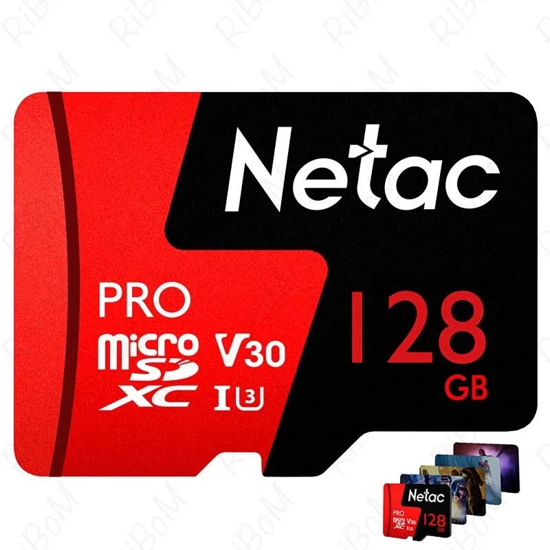 

NEW Netac Microsd 128gb P500 Pro Class 10 Memory Card MicroSDXC V30 U3 UHS-I Wholesale 2018 New Flash Card 128 Gb For Mobile