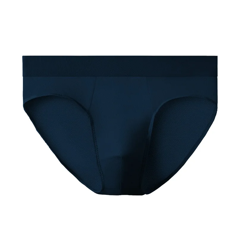 

Mens Underwear Boxers Shorts Homme Bikini Ice Silk Mesh Panties Solid Breathable U Convex Pouch Male Underpants Cueca Masculina