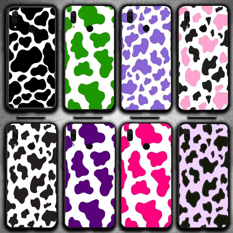 

Colored Cow Stripes Phone Case For Xiaomi Mi 11 10 A2 A2lite A1 9 9SE 8Lite 8explorer F1 Poco M3 X3 Pro Fundas Cove