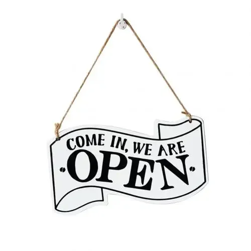 

Двусторонняя деревянная табличка Jiahomily "Открыто/Закрыто"