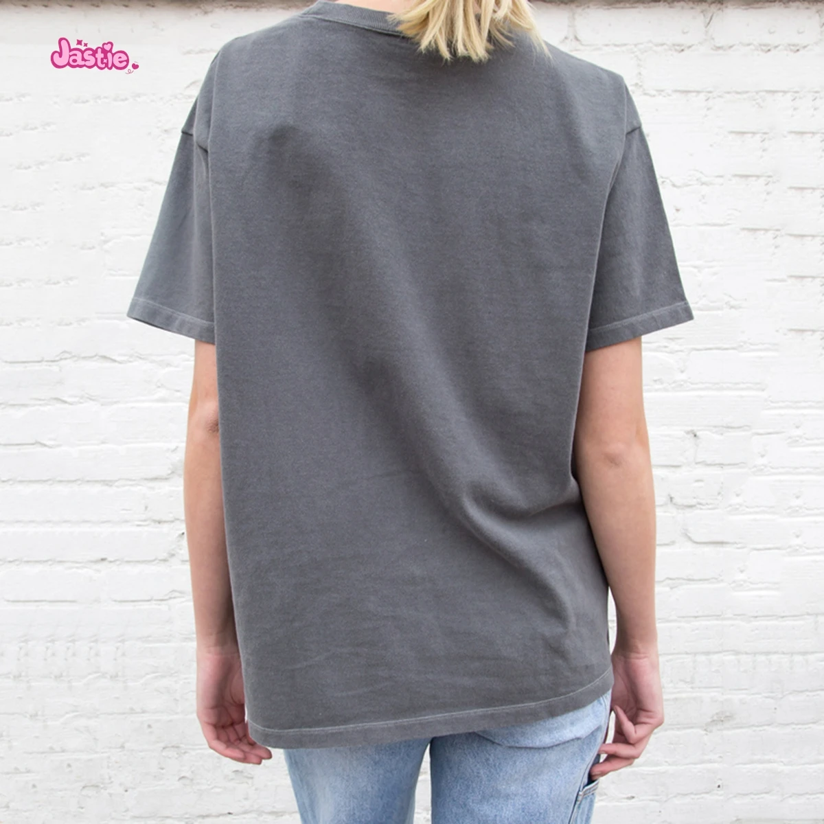 Футболка женская хлопковая с круглым вырезом винтажная Классическая рубашка