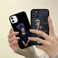 yndfcnb shawn mendez phone case silicone pctpu case for iphone 11 12 13 pro max 8 7 6 plus x se xr hard fundas