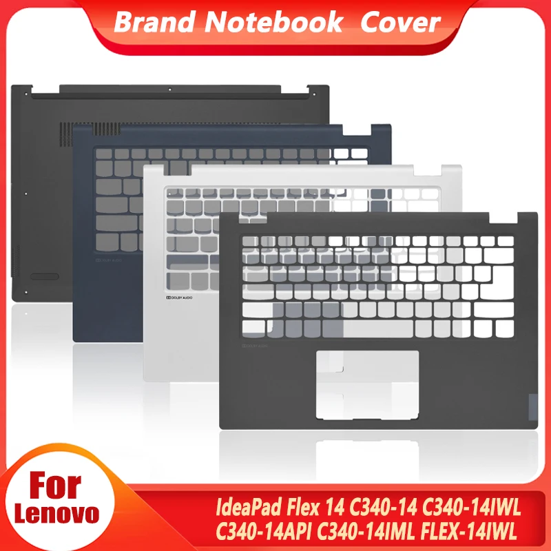 

NEW For Lenovo IdeaPad Flex 14 C340-14 C340-14IWL C340-14API C340-14IML Laptop Palmrest Upper Case Keyboard Bezel Cover C340-14