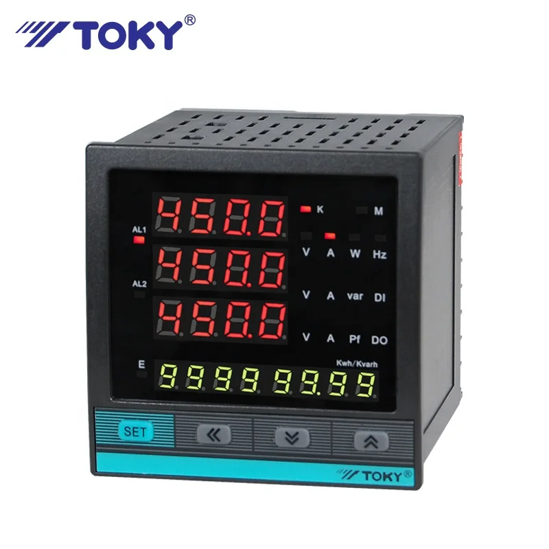 DW9E 3 Phase Multi-function kwh Power Meter with RS485