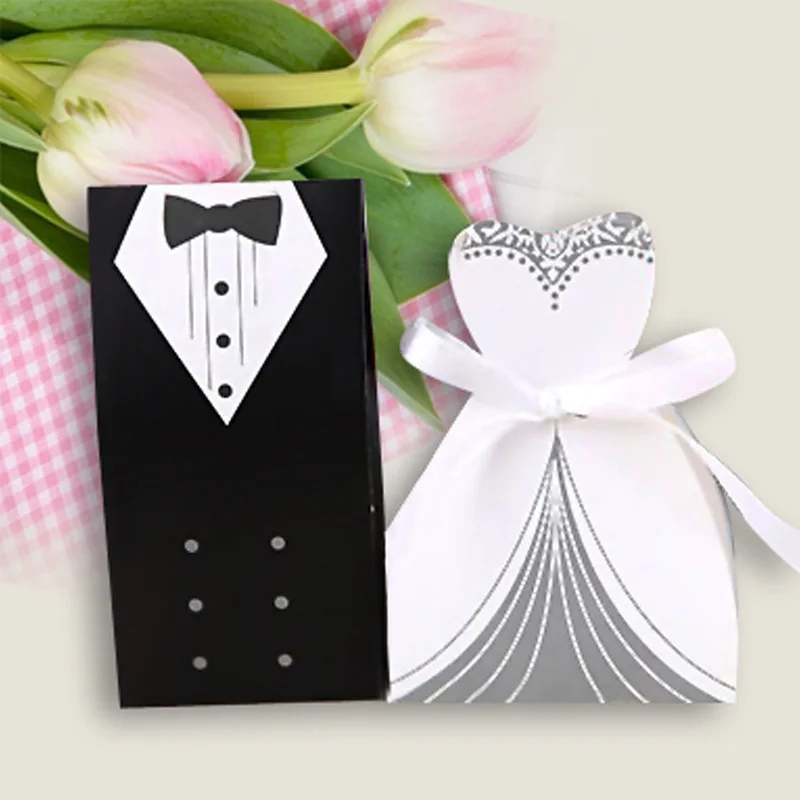 Chocolate Gift Bags Boxes Diy Wedding Souvenirs Decoration Party Supplies