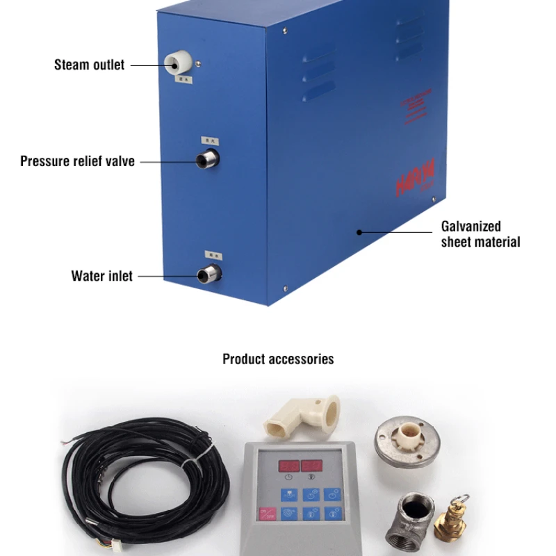Huaxi мощный 12 кВт 15 18 мокрая сауна плита парогенератор паровая ванна машина