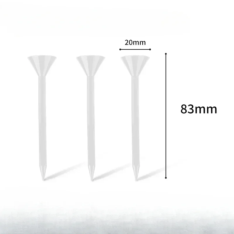 10 шт. Пластиковые Многоразовые футболки для гольфа 3-1/4