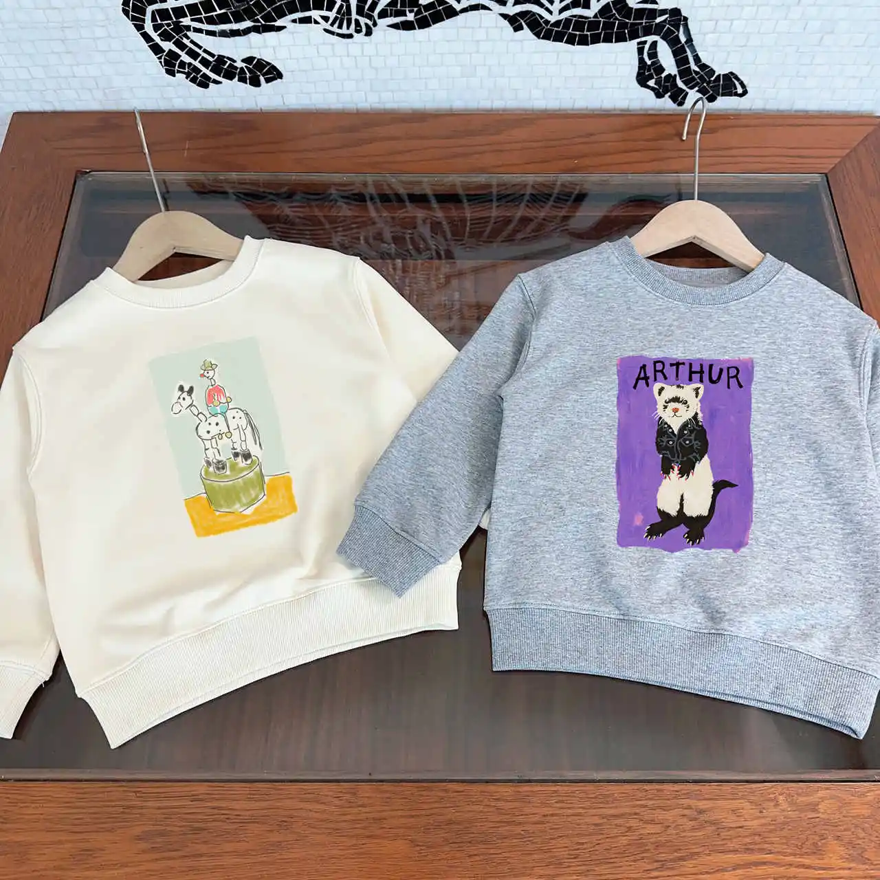 

Baby Girls Clothes Luxury 2023 Casual Sportswear Tops Cartoon Print Kids Sweater Fashion Pullover Children Clothing Girl Hoodies