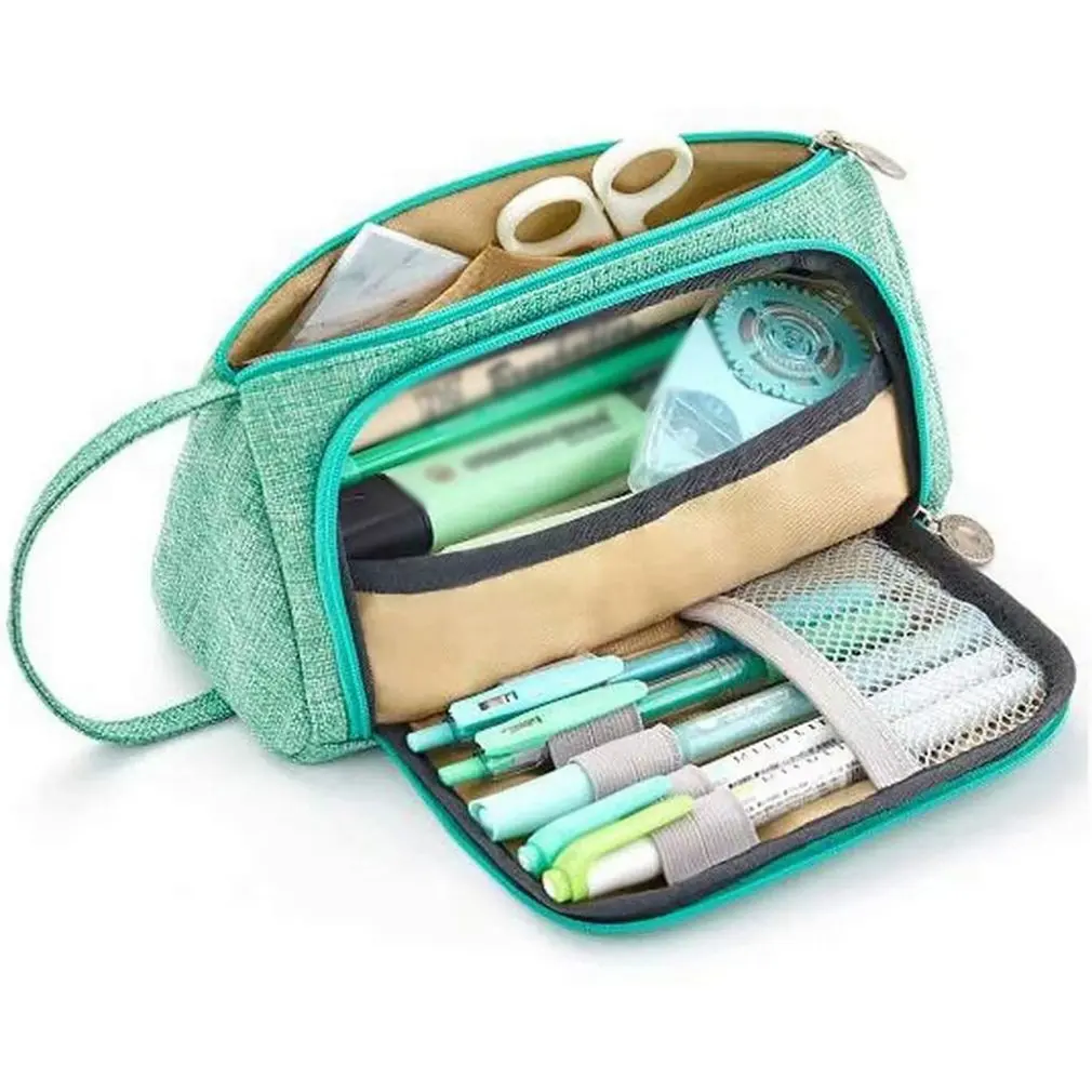 

Чехол для карандаша большой емкости, ручка-футляр, чехол для карандашей, офисные канцелярские принадлежности