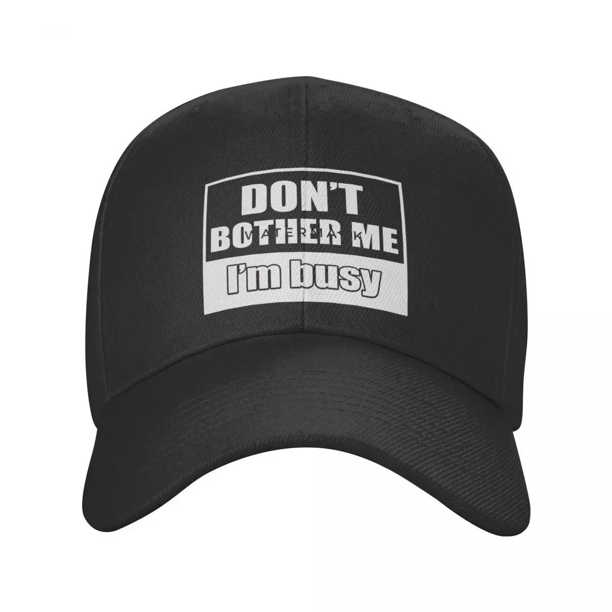 

Dont Bother Me Im Busy Casquette, Polyester Cap Retro Cute Wind Unisex Suitable For Daily Nice Gift