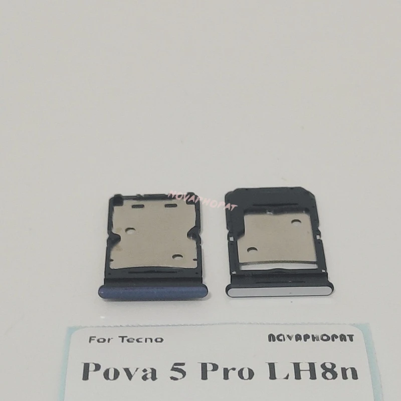 Совершенно новый лоток для SIM-карты Tecno Pova 5 Pro LH8n держатель Sim-карты слот адаптер