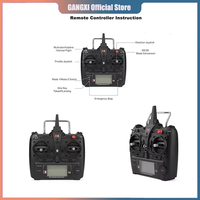 Запасные части для радиоуправляемого планера WLtoys XK X450 0024 оригинальный пульт