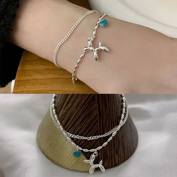 Регулируемый браслет MEETSOFT из серебра 925 пробы