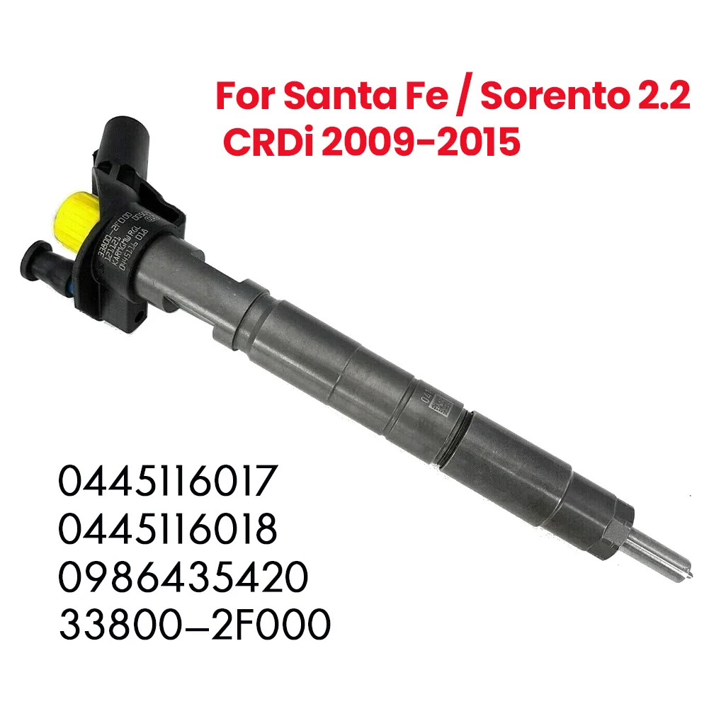 

Инжектор дизельного топлива 0445116018 338002F000 для Hyundai / KIA Santa Fe Sorento Sportage Ix35 09-15 2,2 2,0 CRDi, 4 шт.