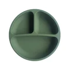 Портативные силиконовые обеденные тарелки, плотные милые Мультяшные детские блюда, тренировочная посуда, Детские миски для кормления, безопасная миска без BPA