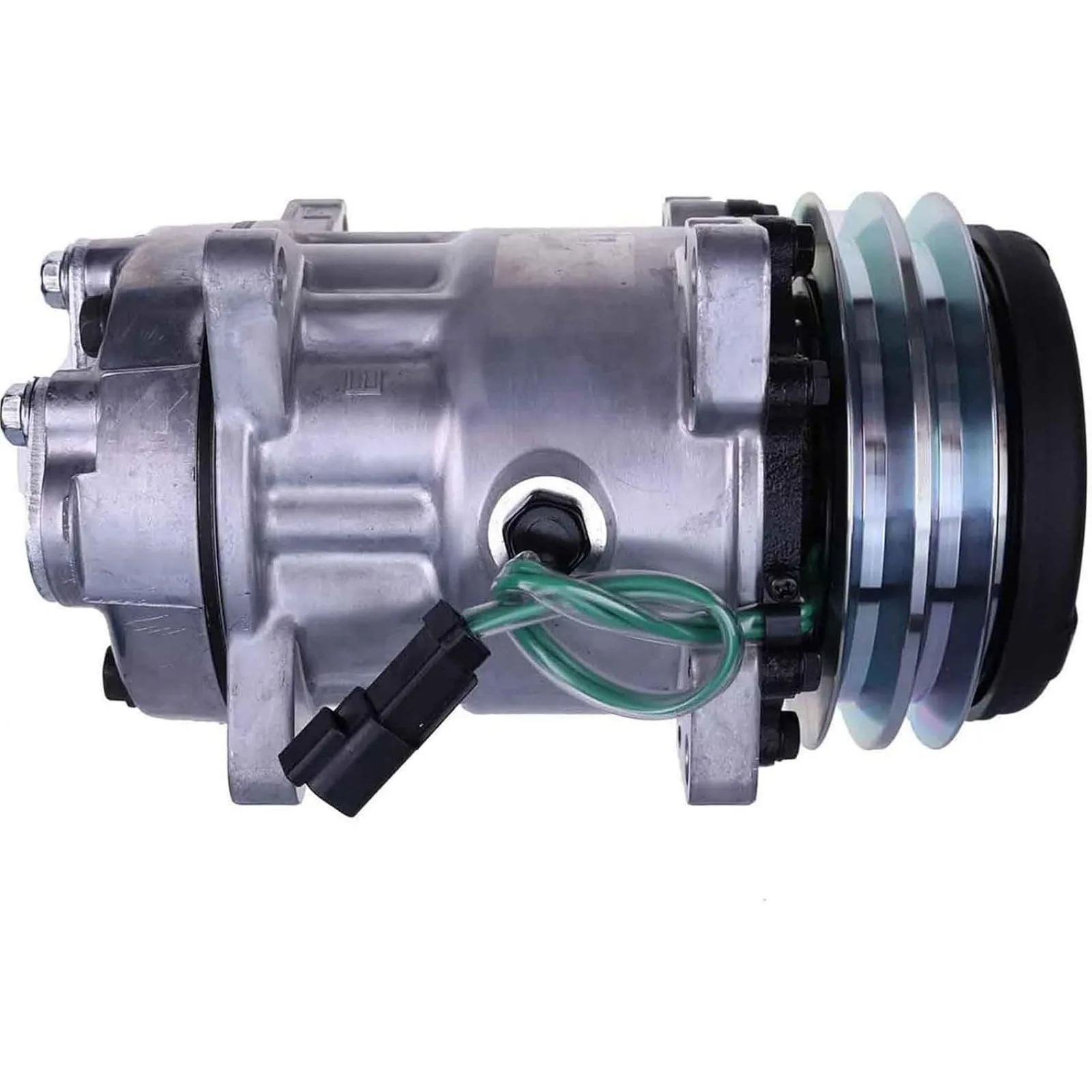 Фото Компрессор кондиционера 24V SD7H15 VOE11104419 для Volvo L90E L90D L70E L70D L60E L50E Wheel №4