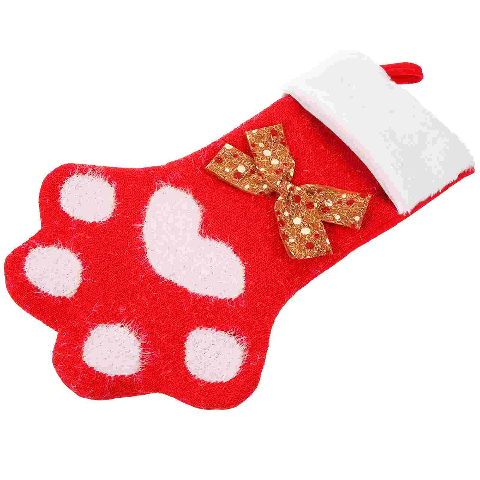 

Xmas Sock Christmas Party Pendant Lovely Stocking Decor Gift Bag Cloth Supplies