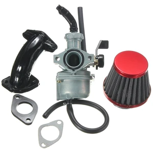 Universal 125CC Horizontal Machine Carburetor PZ22 Off-road Motorcycle Carburetor Air Filter Intake Pipe