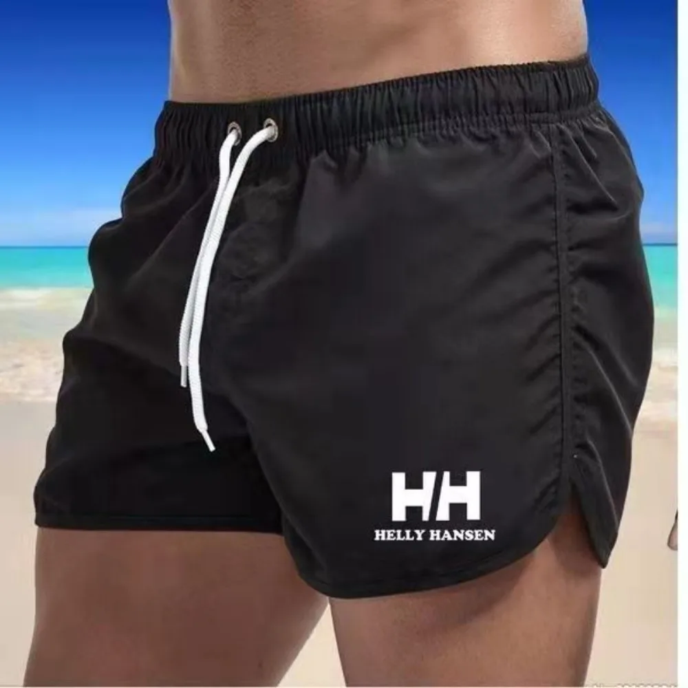 

2023 новые горячие летние пляжные шорты быстросохнущие мужские купальные трусы плавки плавательные шорты спортивные шорты для бега Мужская пляжная одежда W