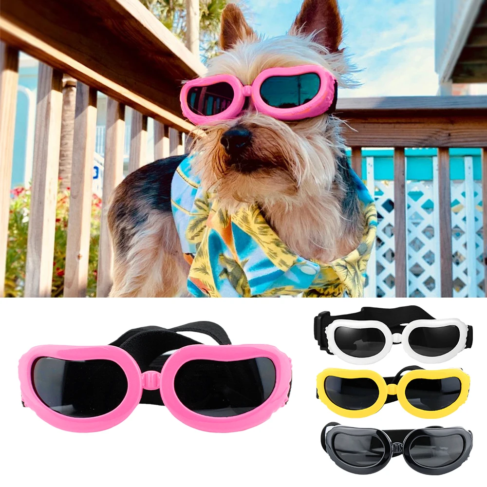 Glasses Dog Poodle Accessories For Small Dog Women's Sunglasses Goggles Pomeranian Pet Items Free Shipping Uv Protection Fashion