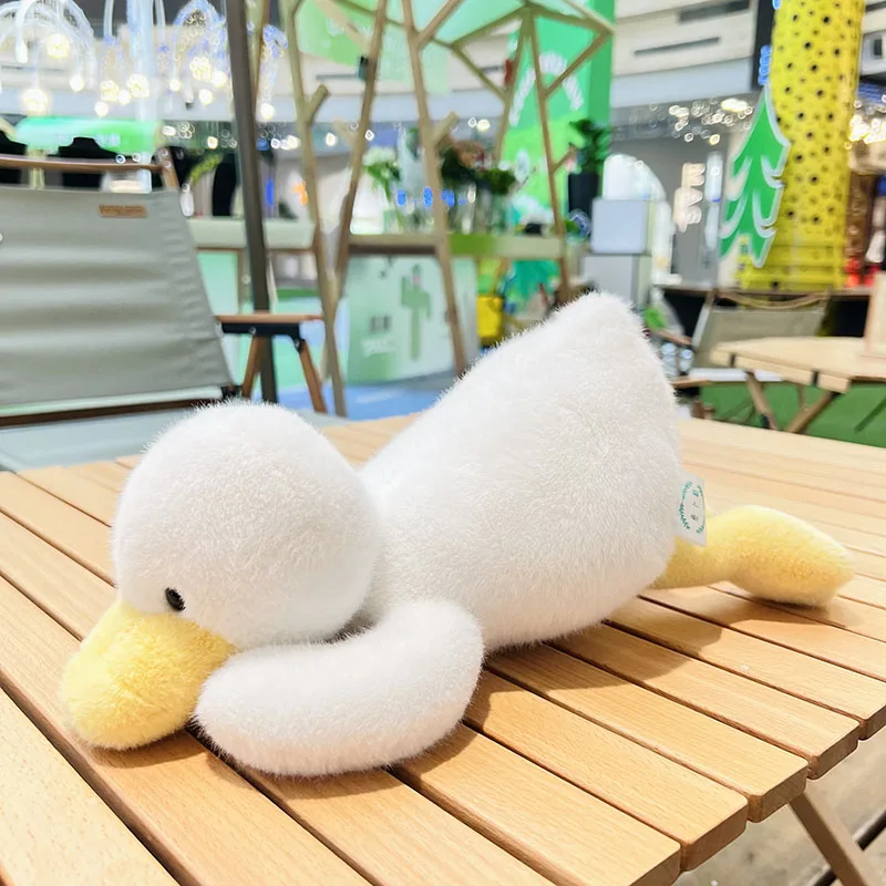 

1pc 35cm Cute Lying Duck Plush Toys Soft Down Cotton Stuffed Animal Doll Kids Appease Toy Nice Gifts For Boys Girl