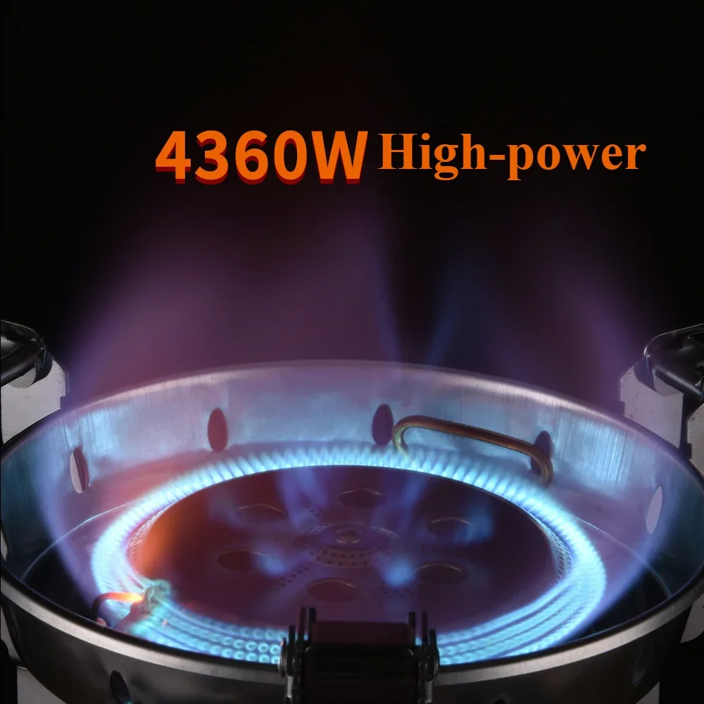 BRS-69 4360 Вт уличная газовая плита с регулируемой высотой Складная горелка