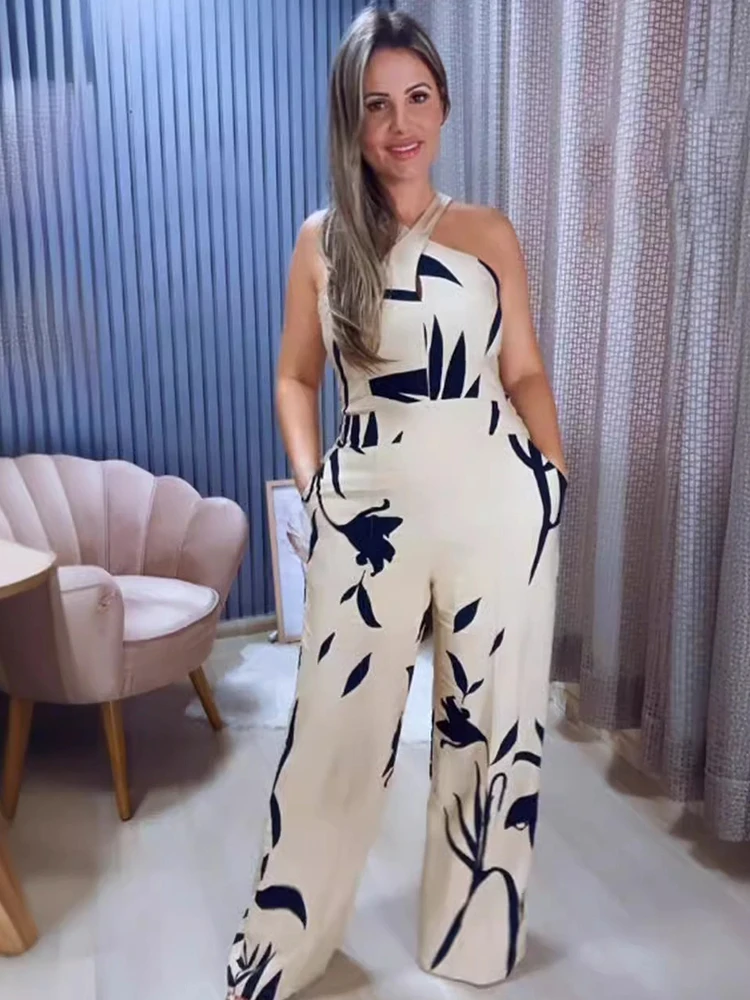 Комбинезон женский летний с вырезами и эластичным поясом пикантный элегантный