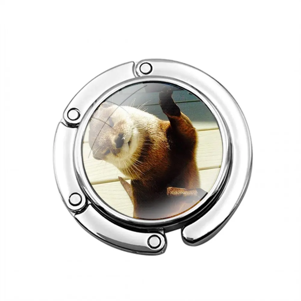 Складной крючок для кошелька женского стола сумки хранения складной декор Lutra lutra