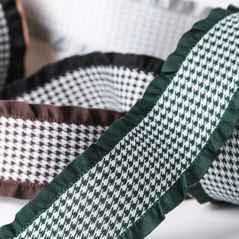 Юбка с оборками гусиная лапка лента для бантов волос аксессуары девочек ручной