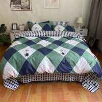 fashion home textiles bedding set kawaii cute bear pattern duvet cover bed linen sheet pillowcase 34pcs quilt cover bedding set