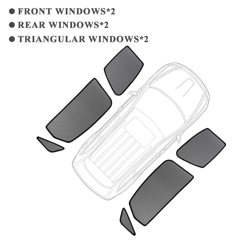 

Для BMW 2 серии F45 Active Tourer 2013-2021 Автомобильный солнцезащитный козырек на лобовое стекло, занавеска на заднее боковое окно, солнцезащитные козырьки 218i 220i