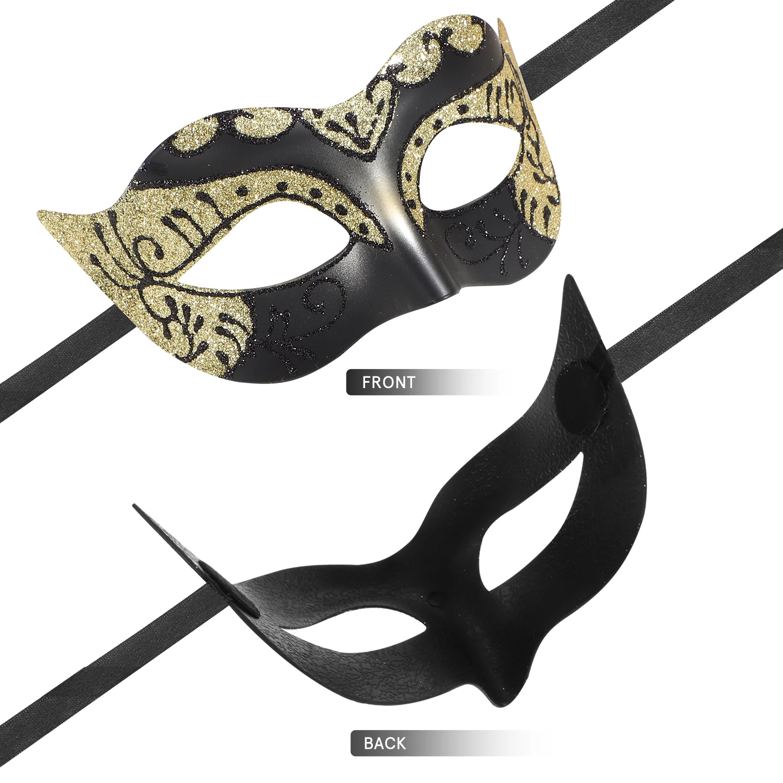 2 шт. Маскарадная бальная маска Половина костюма Маски для вечеринок