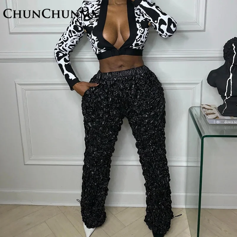 

Женские эластичные брюки, повседневные облегающие эластичные длинные брюки с трехмерными элементами в уличном стиле, Y2k, лето 2023