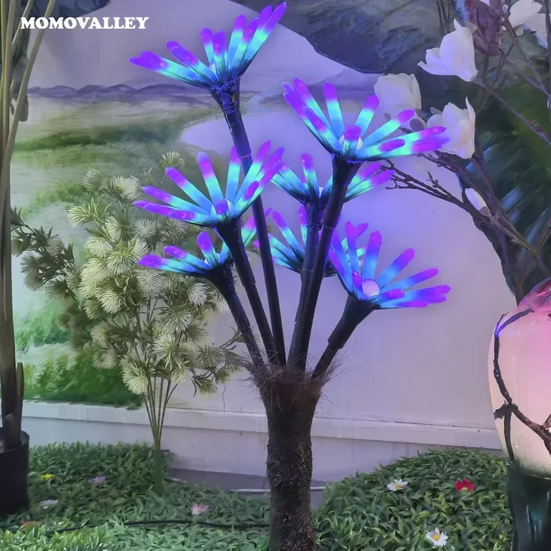 Фото Садовые светодиодные светильники Momovalley Dream Color Coral №5