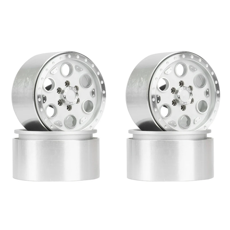 

4PCS Metal 2.2 Inch Beadlock RC Wheel Rims for 1/10 RC Crawler Car Traxxas TRX4 Axial SCX10 RBX10 Wraith RR10 Capra