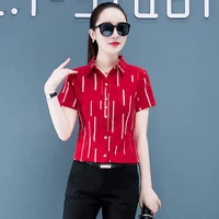 summer chiffon women shirts korean fashion office lady button up shirt harajuku women shirts blouses white camisa de mujer