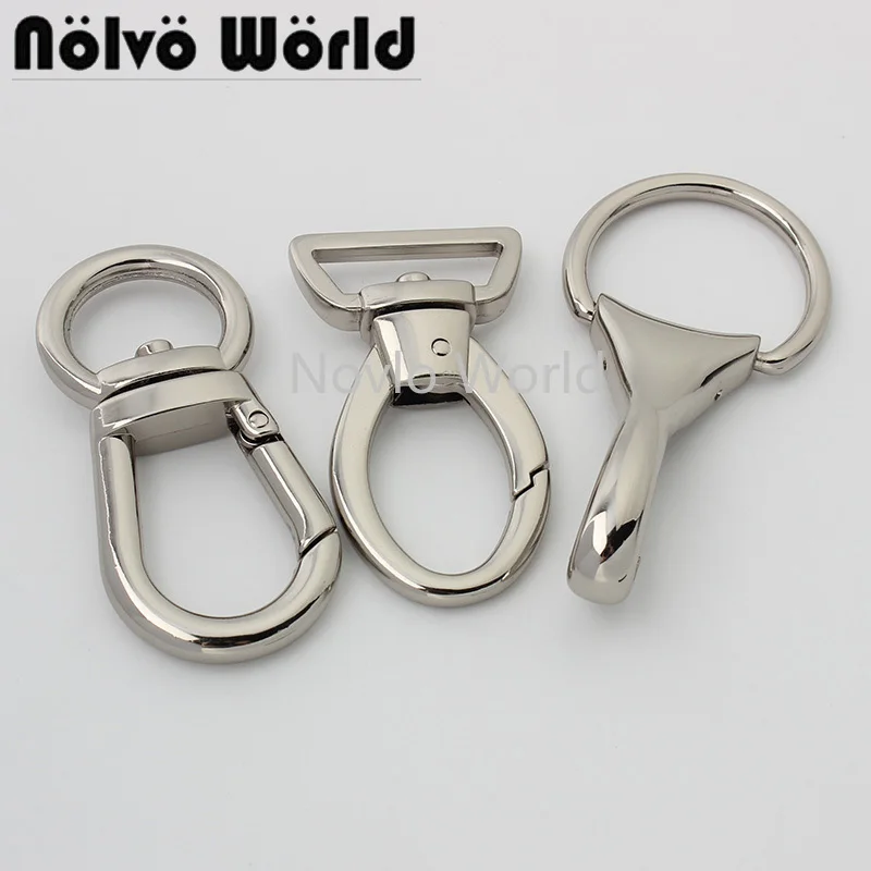 

10-50 pieces 3 sizes 74*23mm 66*30mm 89*34mm alloy meterial snap hook for hiking bag metal swivel clasp chain bag hardware