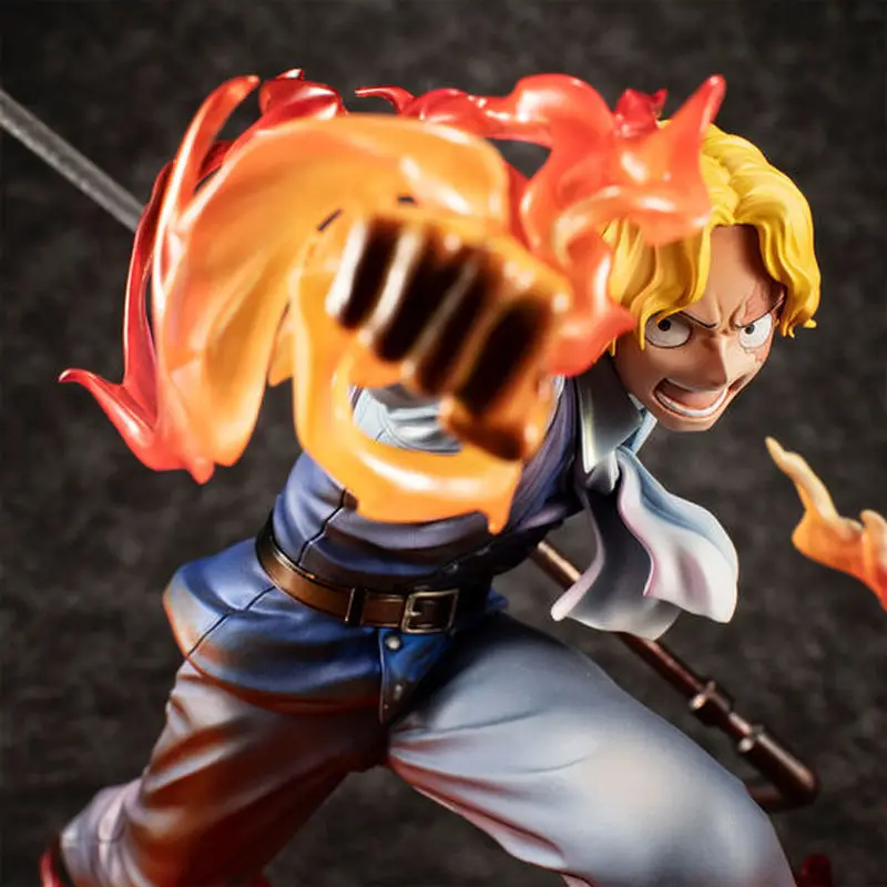 

In Stock Original Janpanese Anime One Piece MH POP MAX Sabo Fire boxing Ver Kids Toys Model Figurals Brinquedos