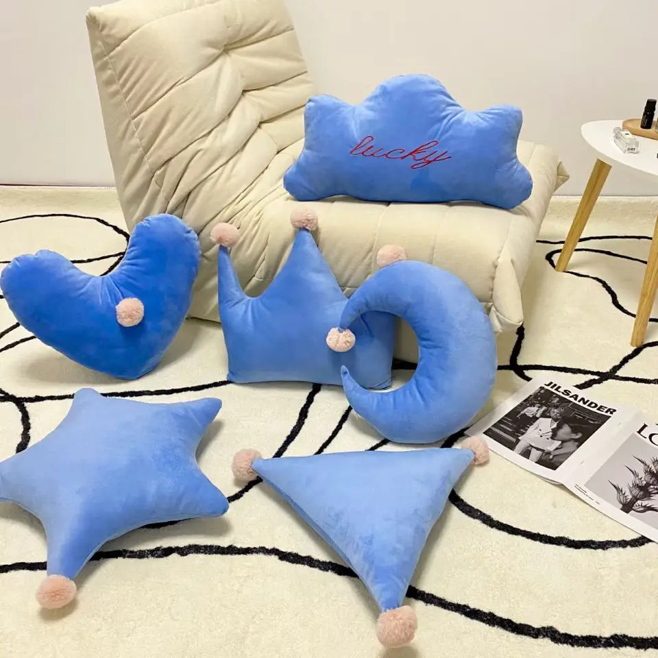 

Плюшевое небо, дневная улыбка, луна, облако, дождевые капли, украшение детской комнаты, детская кроватка, декоративная подушка, подарки для м...