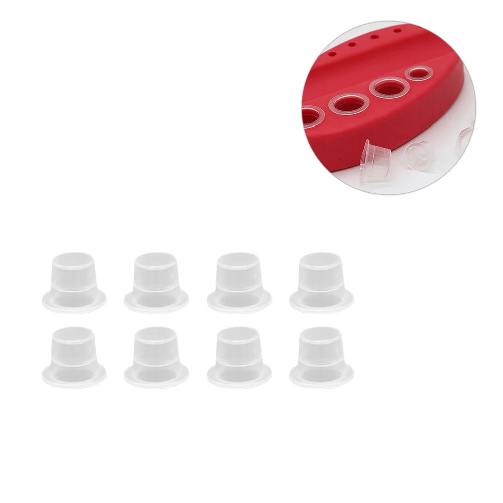 

Ink Cups Caps Pigment Cup Tattooing Microblading Professional Holder Makeup Ring Container Eyelash Disposable Tools