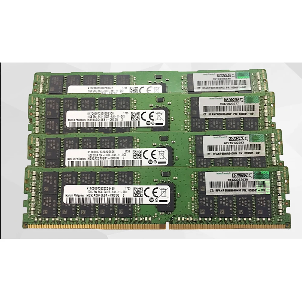1 шт. Серверная память для HP ML150 G9 DL120 DL180 16 Гб 2Rx4 DDR4 2400 ECC REG