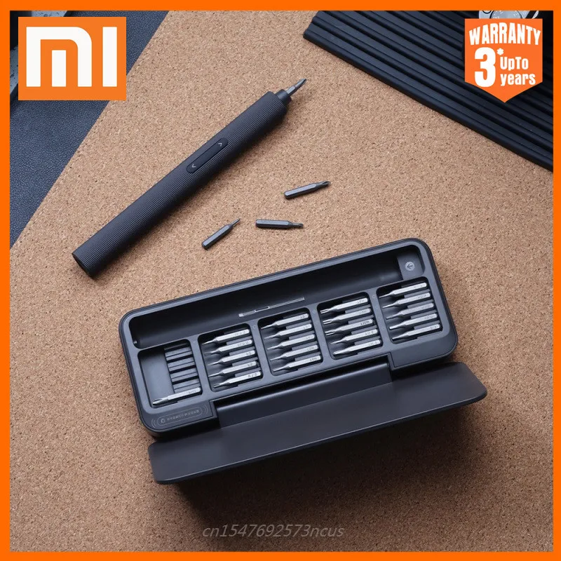 

Набор прецизионных отверток Xiaomi, 25 в 1, набор отверток с перезаряжаемой мощностью и магнитными насадками для электрической отвертки