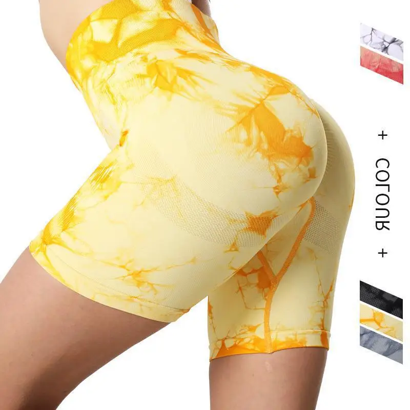 

Dye Seamless Leggings Women Fitness Push Up Leggings Booty Lifting Workout Pants Gym Running Leggings