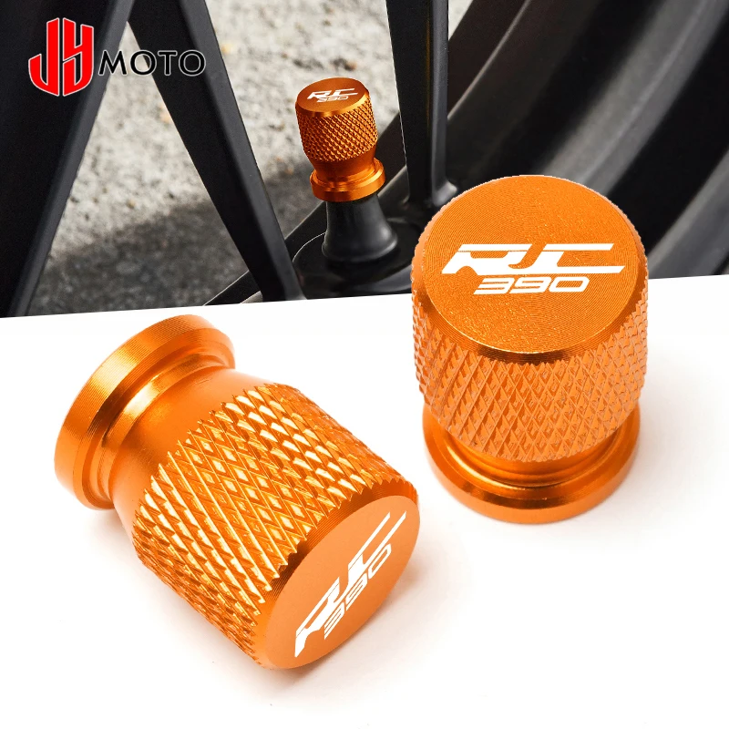 

For KTM RC 125 200 250 390 rc390 2014 2015 2016-2018 Motorcycle Aluminum Accessorie Wheel Tire Valve Stem Caps Airtight Covers