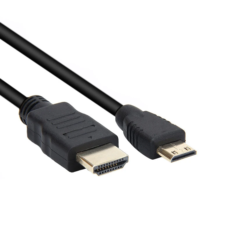 Mini HD to HD1.4 Standard Cable 1080P 3D Male to Male Adapter for Tablet Camcorder Camera Display Laptops Graphics Card HDTV
