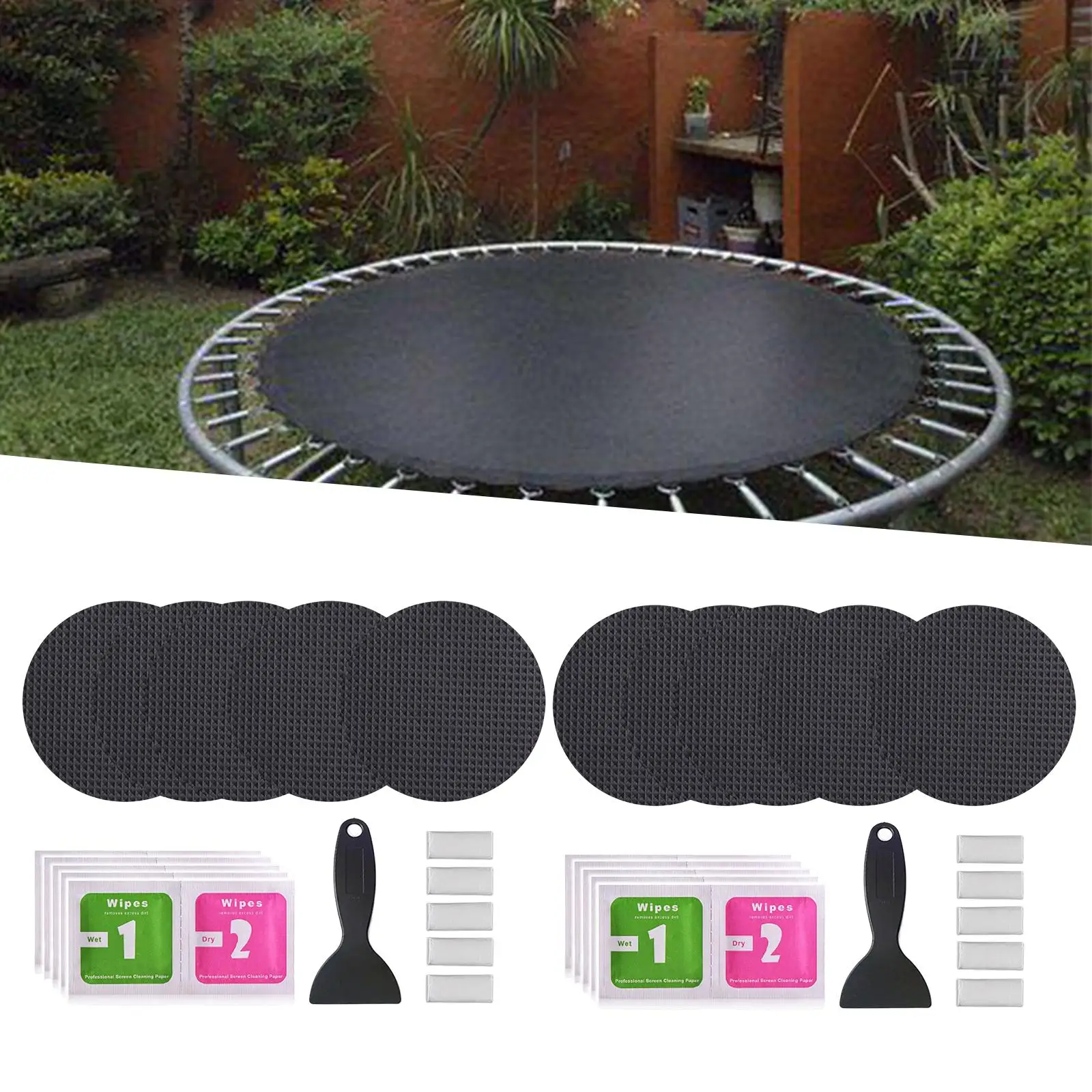 

Professional Trampoline Patch Repair Kits Easy to Use Self Adhesive Tape