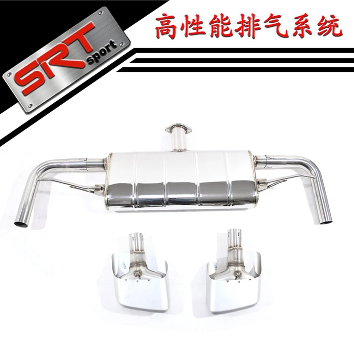 Труба выхлопной системы из нержавеющей стали для bXX X4 F26 глушитель cat back с клапаном