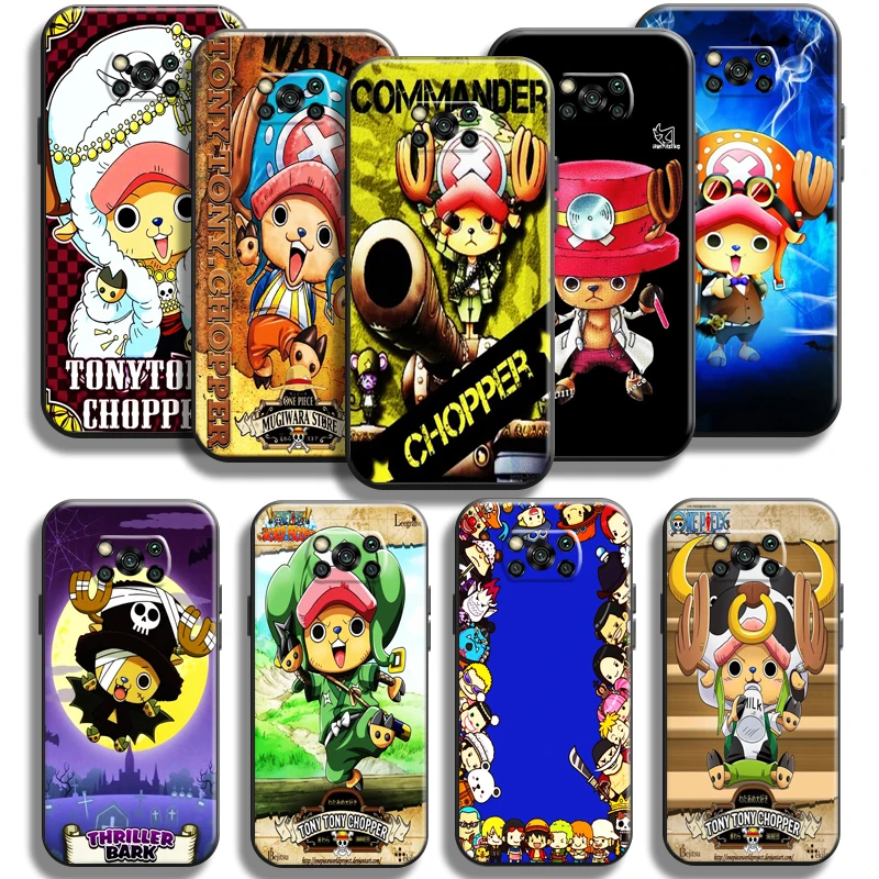 

ONE PIECE Tony Tony Chopper Phone Case For Xiaomi Poco X3 Pro X3 NFC POCO X3 GT Back Coque Carcasa Silicone Cover Soft