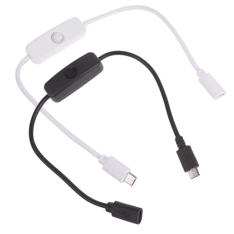 

Power Cable for Raspberry 4 Micro USB Female to Male Extension Cord