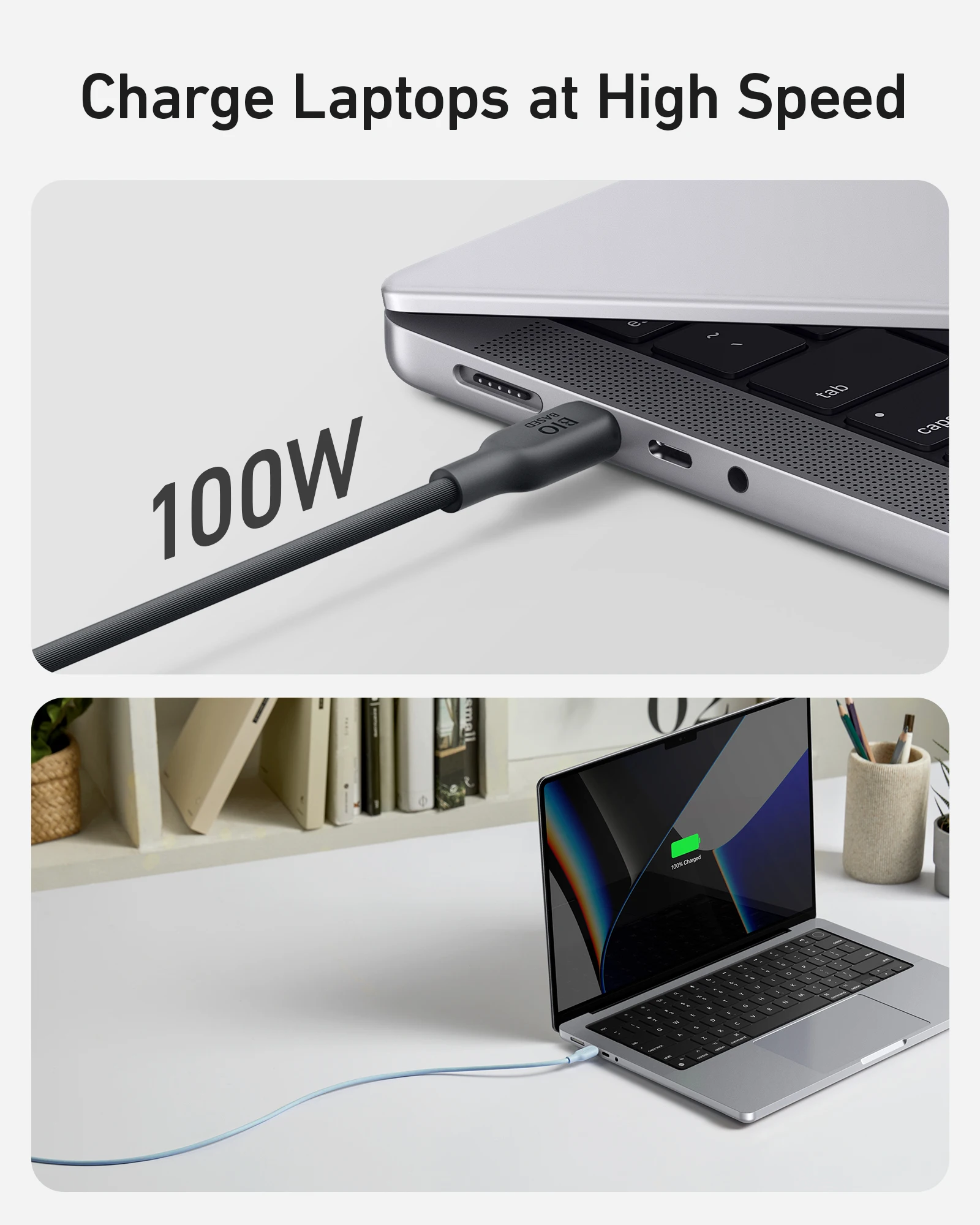 Anker 543 Type C to Type C Cable 140W USB 2.0 Bio-Based Charging Cable USB C to USB C for MacBook Pro 2020 iPad Pro for xiaomi